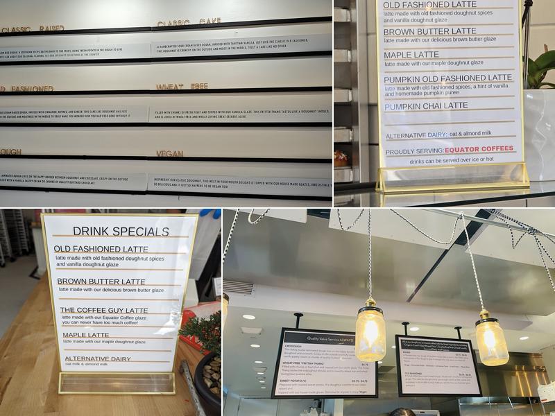 Johnny Doughnuts Menu