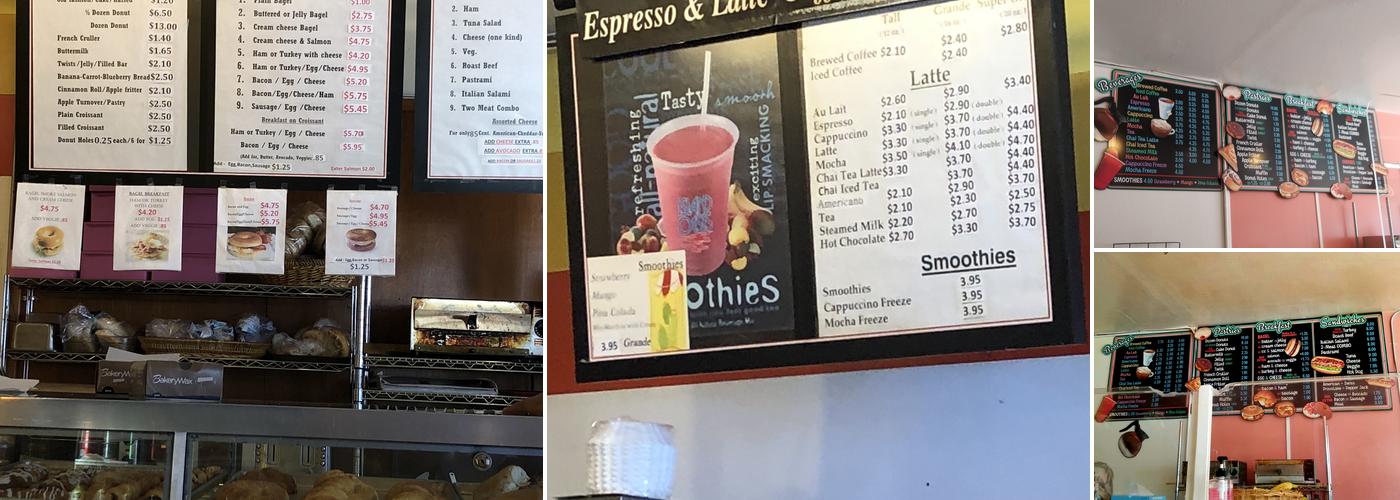 Happy Donuts Menu