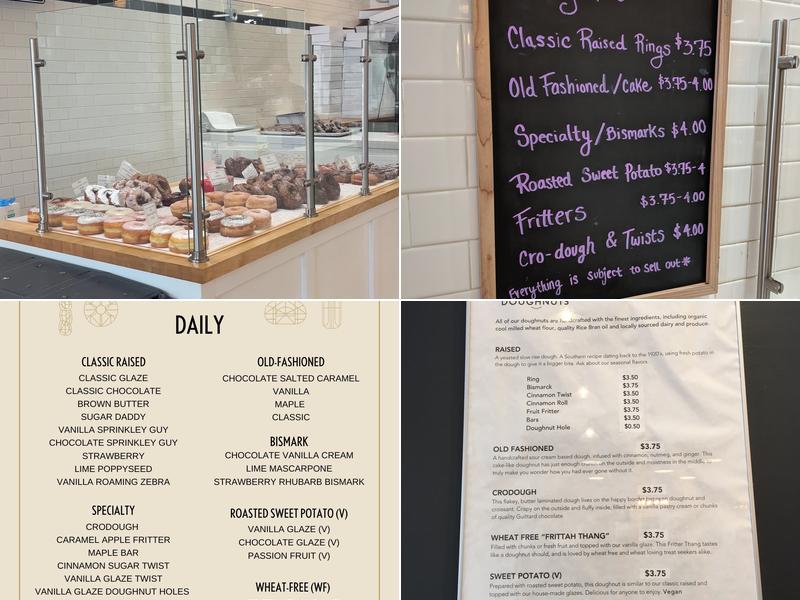 Johnny Doughnuts Menu