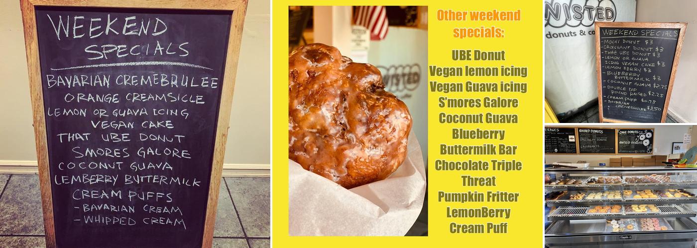 Twisted Donuts & Coffee Menu