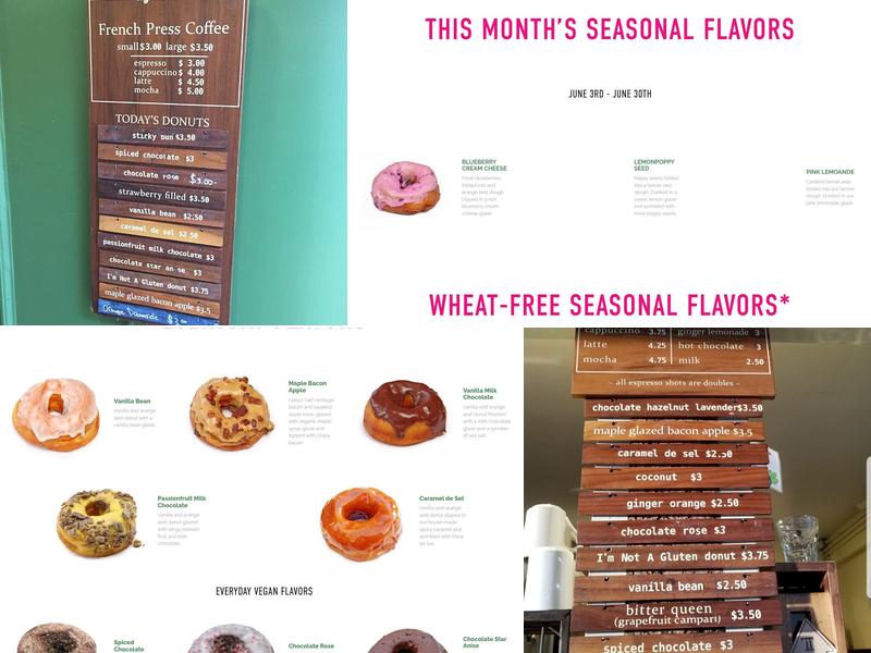 Dynamo Donut & Coffee Menu