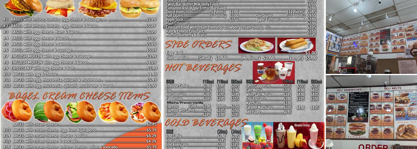Glaze Donuts Menu