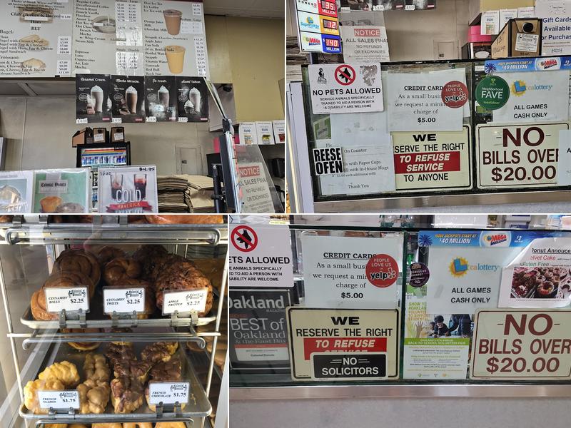 Colonial Donuts Menu