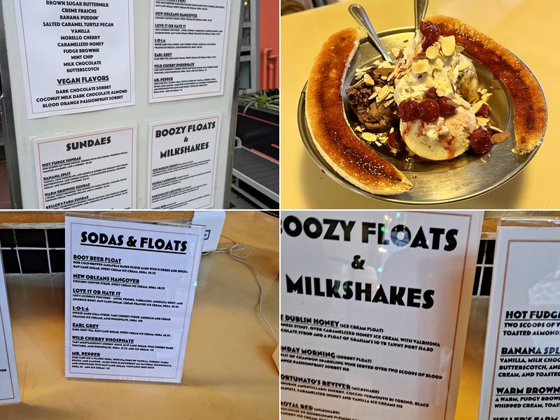 The Ice Cream Bar Menu