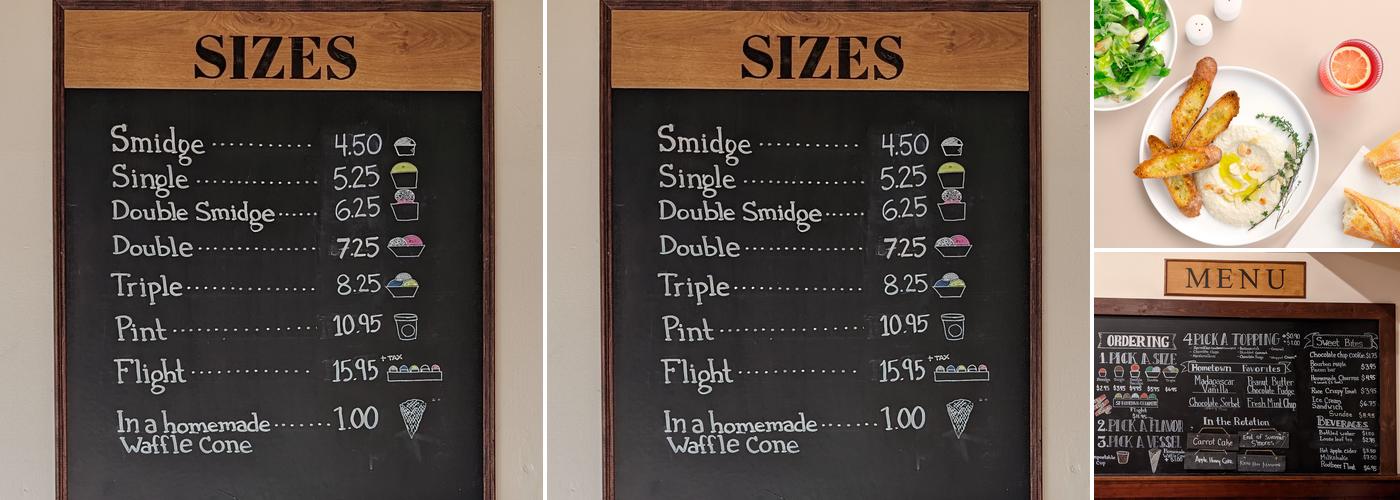 San Francisco's Hometown Creamery Menu