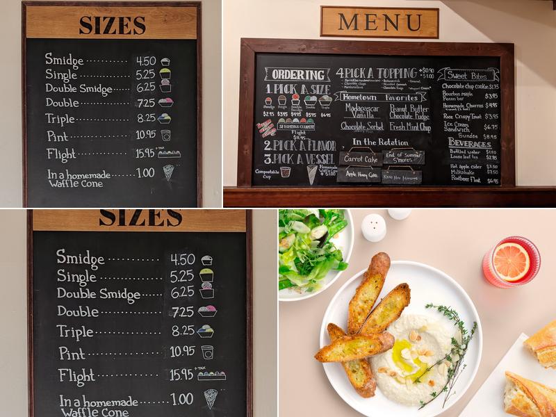 San Francisco's Hometown Creamery Menu