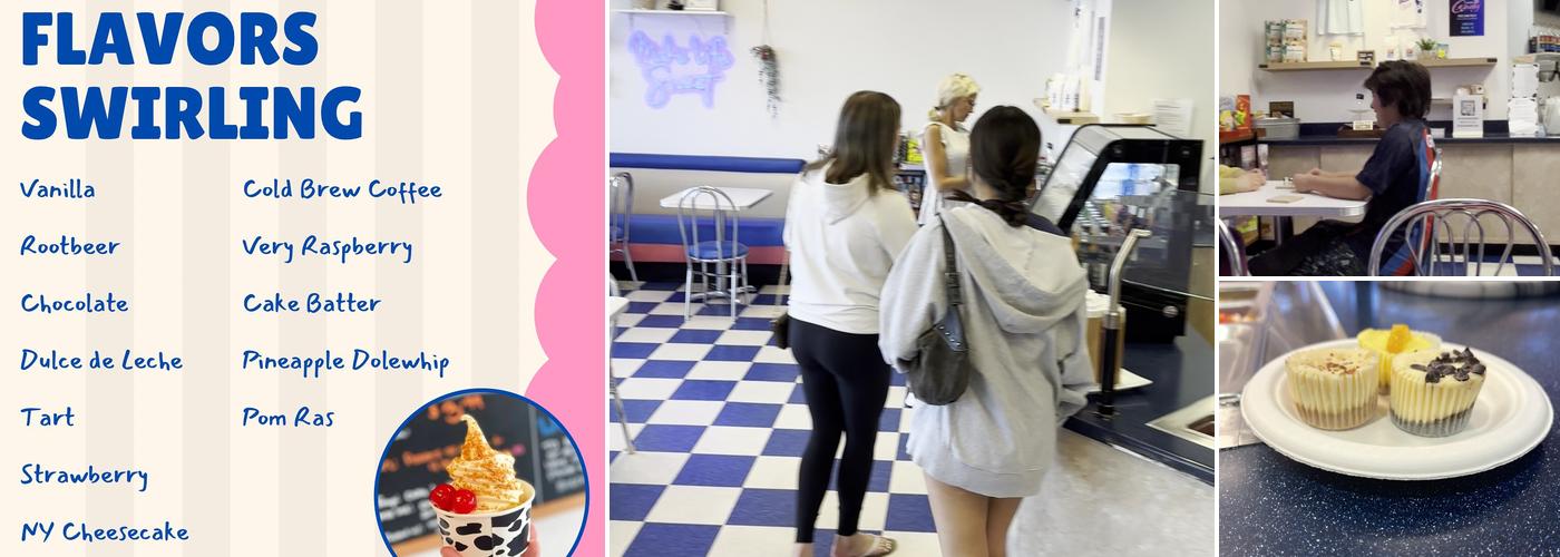 Blue Cow Frozen Yogurt Menu