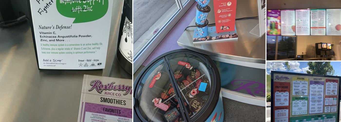 Roxberry Juice Co. Drive Thru Menu