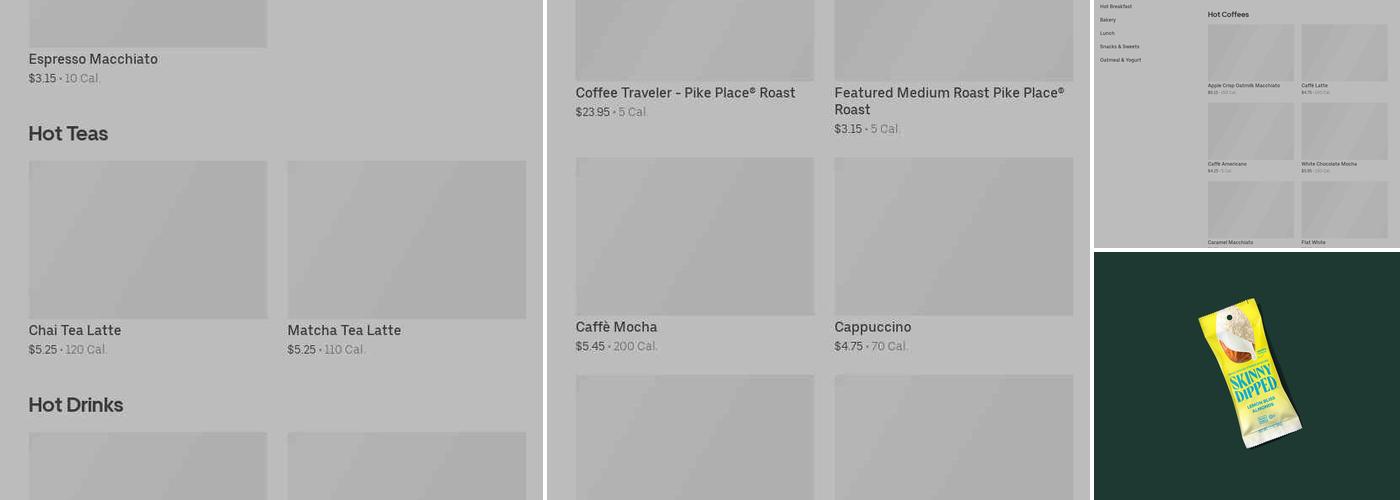 Starbucks Menu