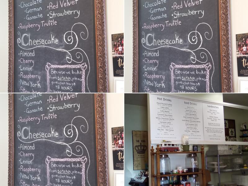 Chiffonos Bakery Menu