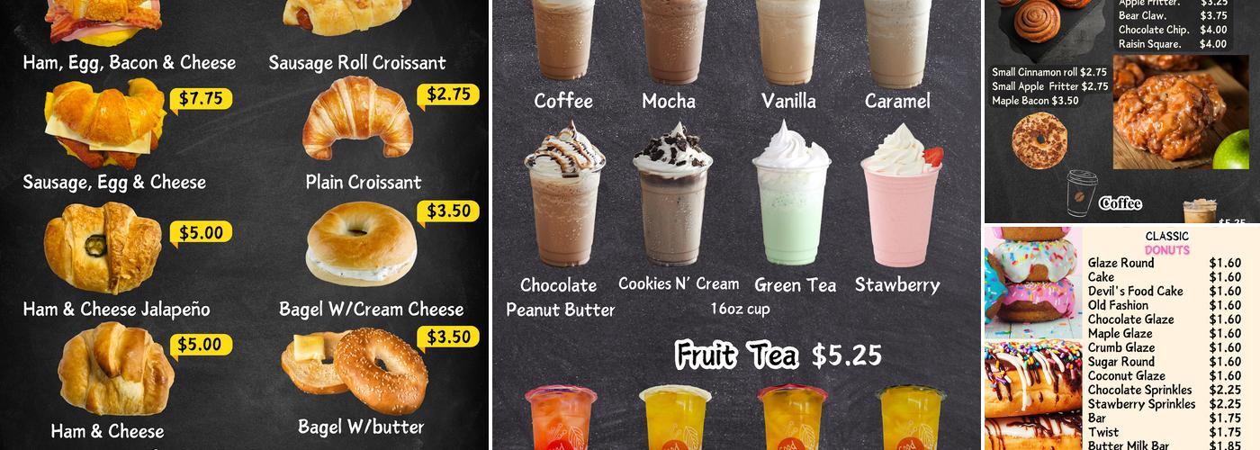 Judy's Donuts Menu