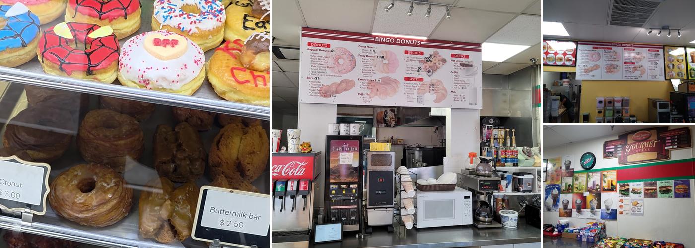 Bingo Donuts Menu
