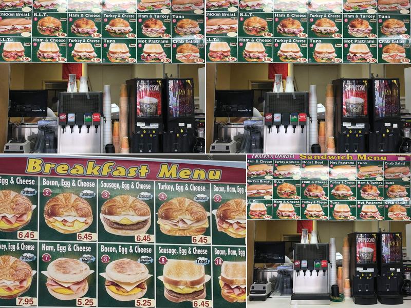 Foster's Donuts Menu