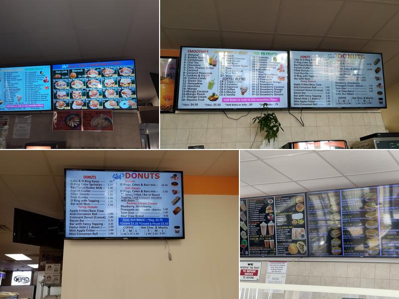 Sky's Donuts Menu