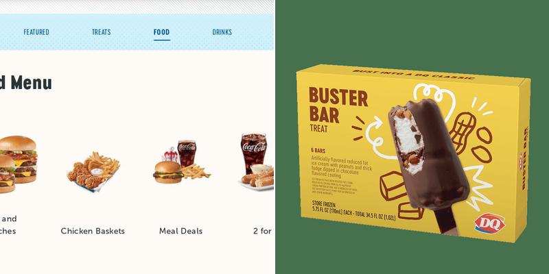 Dairy Queen Grill & Chill Menu