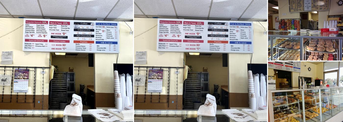Donut Hole Menu