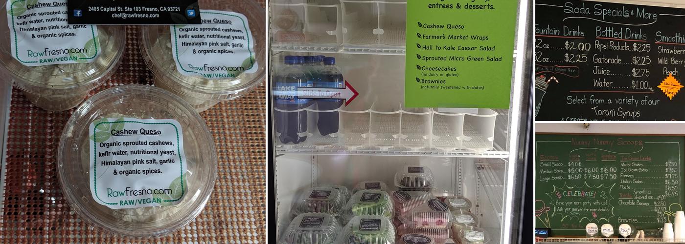 Scoops, Soups, & More Menu
