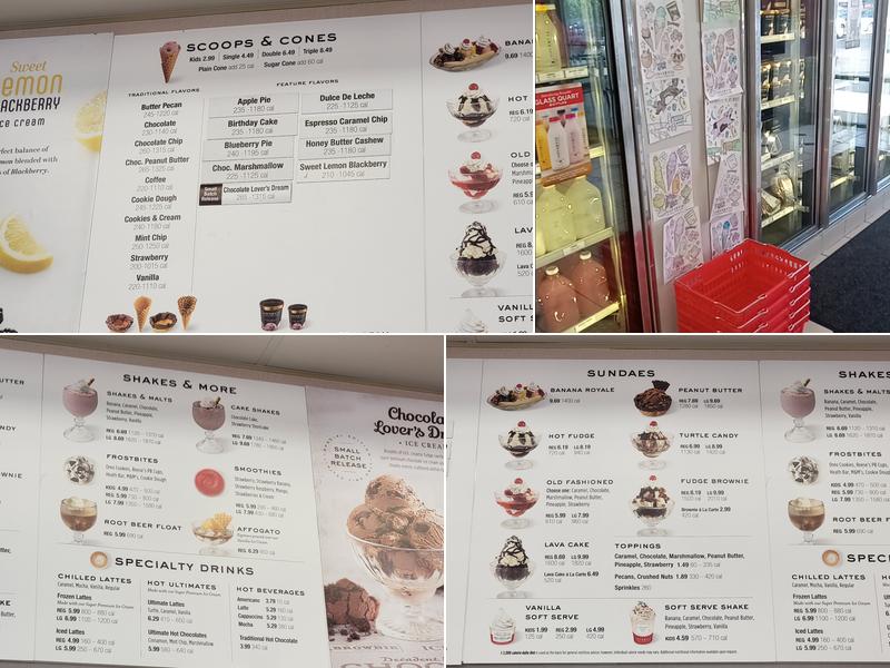 Oberweis Ice Cream and Dairy Store Menu