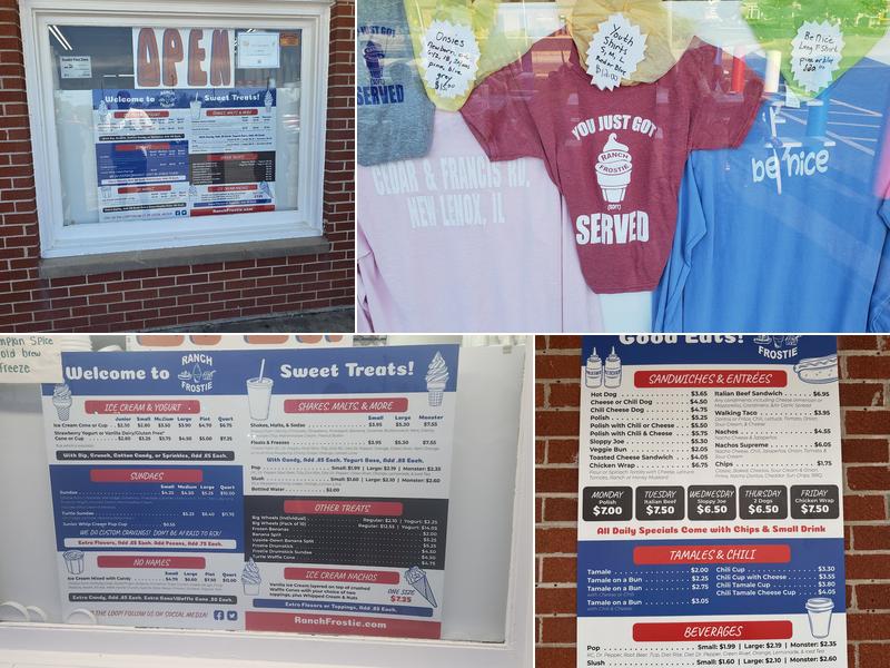 Ranch Frostie Menu