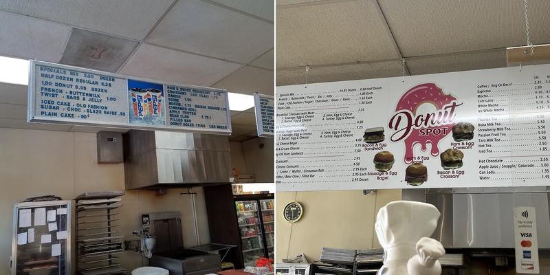 Donut Spot Menu