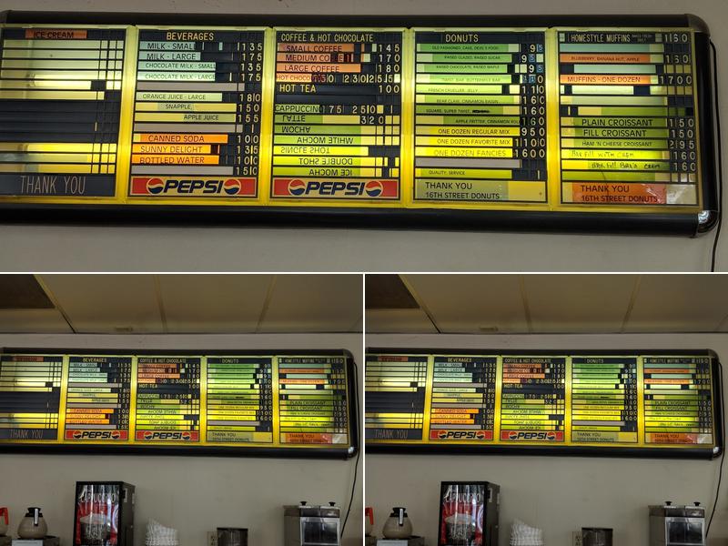 16th Street Donuts Menu