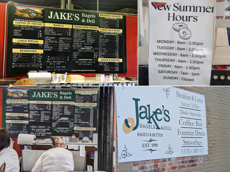 Jake's Bagels & Deli Menu