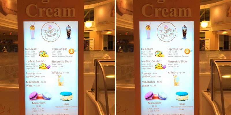 Sugar & Cream Menu