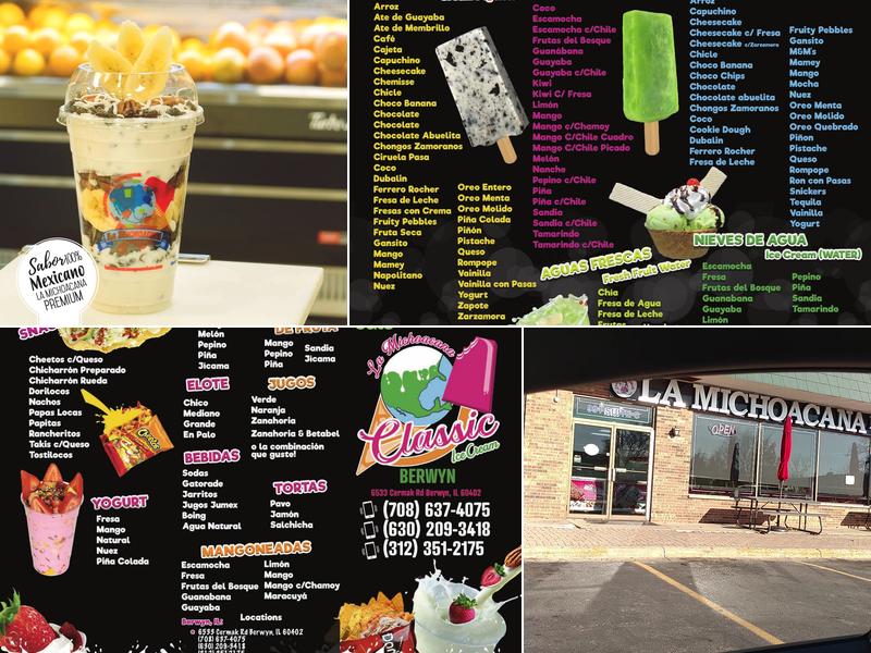 La Michoacana Premium Menu