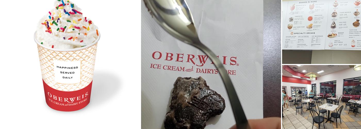 Oberweis Ice Cream and Dairy Store Menu