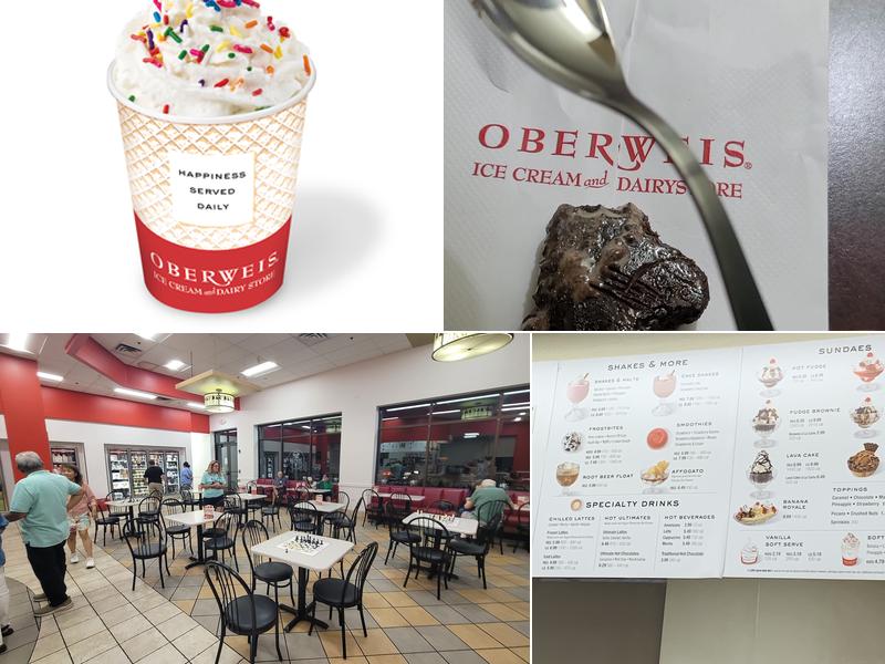 Oberweis Ice Cream and Dairy Store Menu