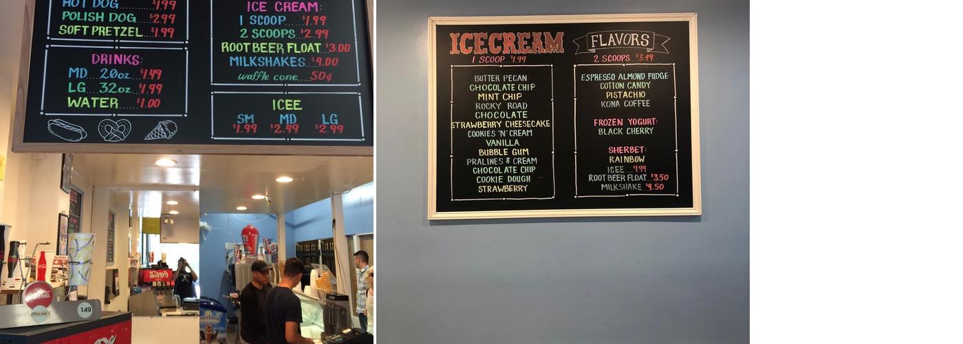Sam's Cafe Menu