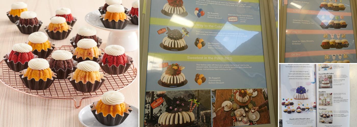 Nothing Bundt Cakes Menu