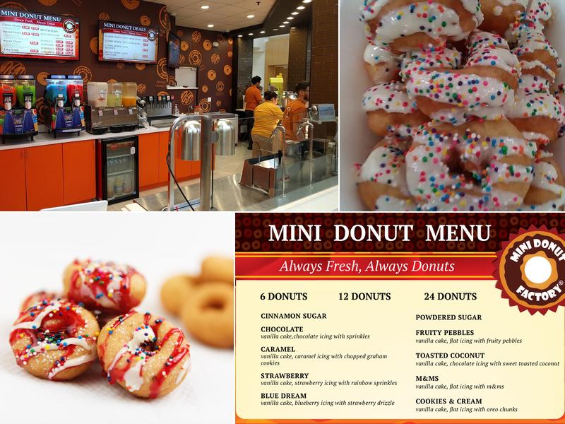 Mini Donut Factory Menu
