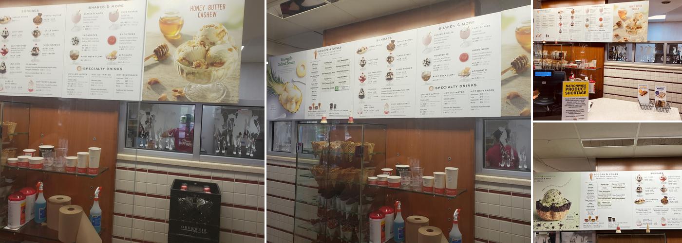 Oberweis Ice Cream and Dairy Store Menu