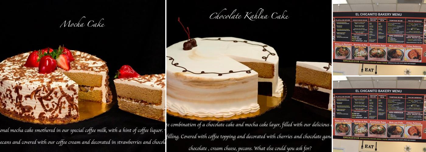 El Chicanito Bakery Menu