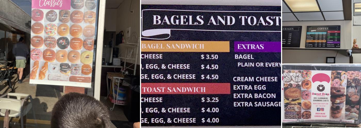 Donut Drop Menu