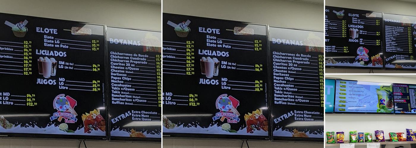 La Michoacana Premium Menu