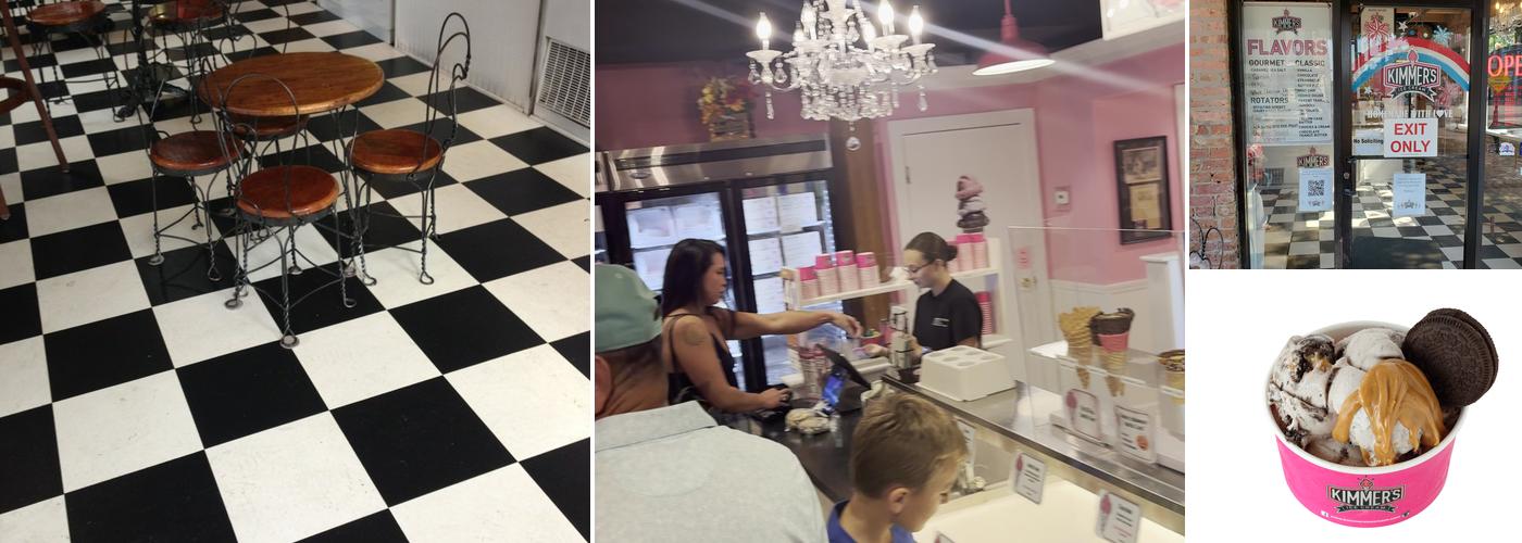 Kimmer's Ice Cream Menu