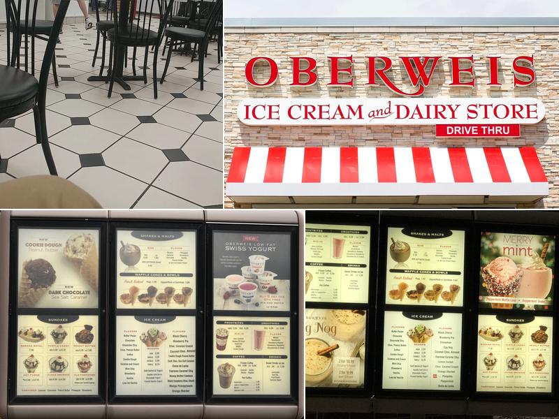 Oberweis Ice Cream and Dairy Store Menu