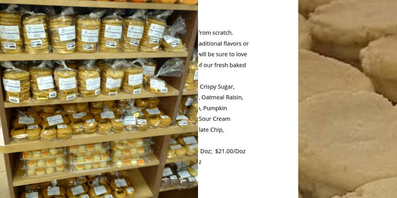 The Confectionery, Inc. Menu