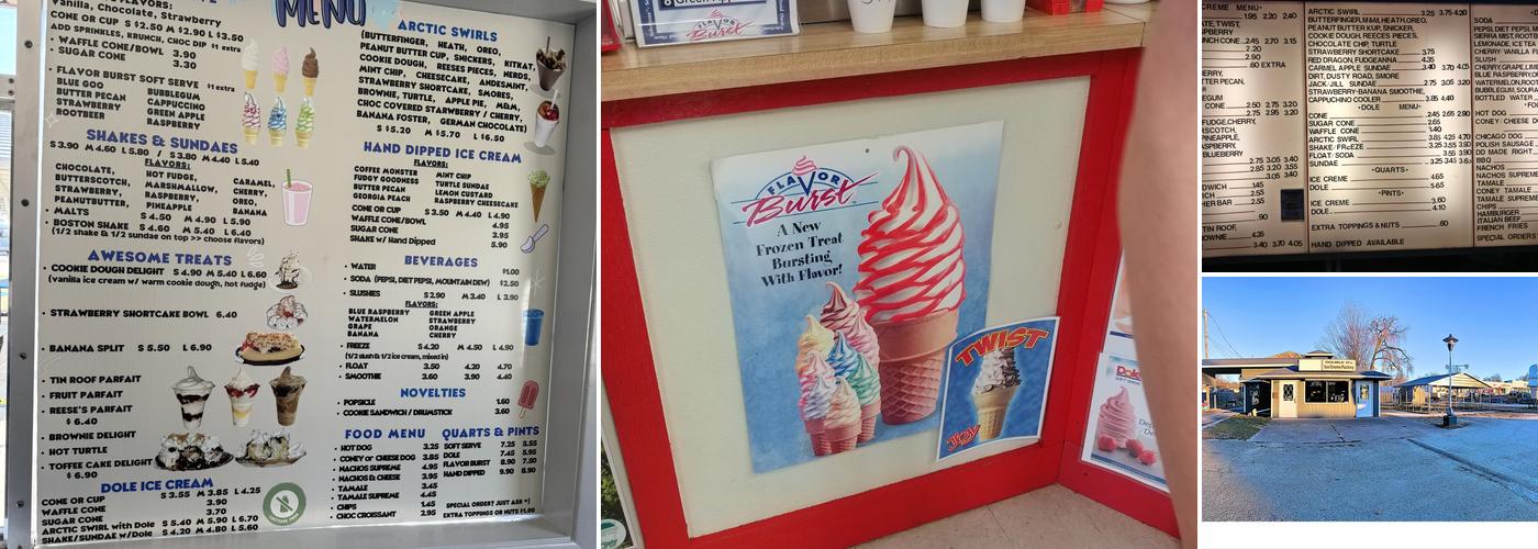 Double D's Ice Creme Menu