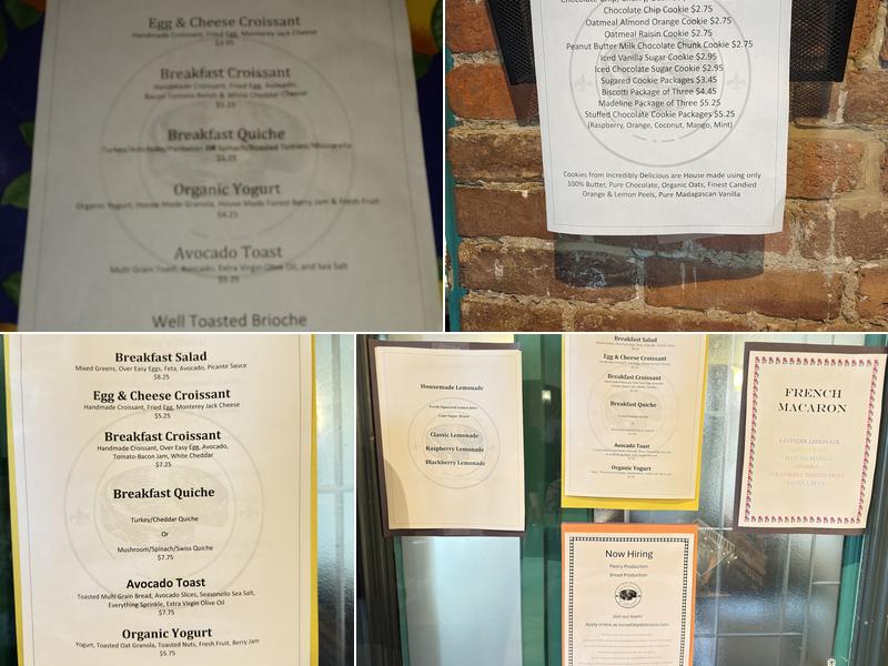 Incredibly Delicious Menu