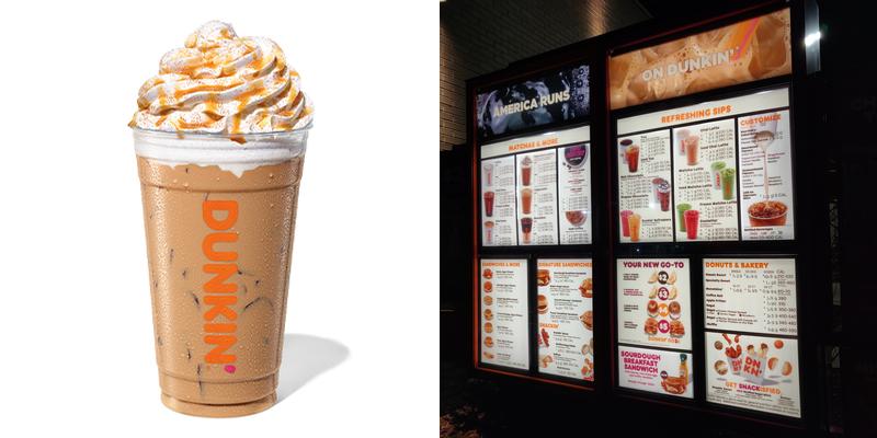 Dunkin' Menu