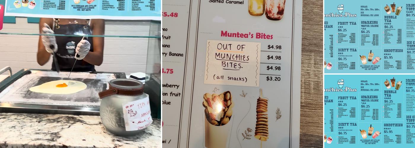 Munchies Plus Naperville Menu