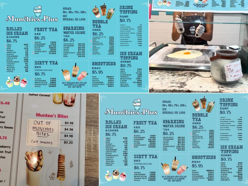 Munchies Plus Naperville Menu