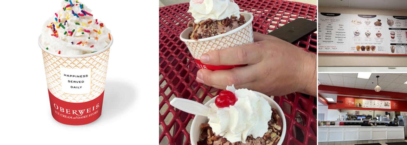 Oberweis Ice Cream and Dairy Store Menu