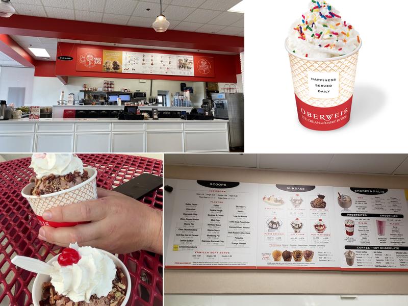Oberweis Ice Cream and Dairy Store Menu