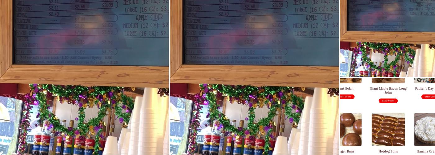 Bennison's Bakery Menu