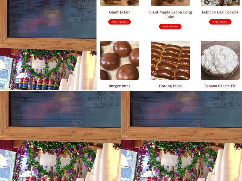 Bennison's Bakery Menu