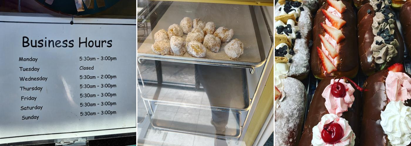 Java Time Donuts Menu